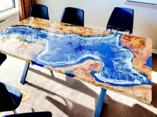 Epoxy Dining Table, Epoxy Resin Table, Epoxy Wood Table | Tables by Innovative Home Decors