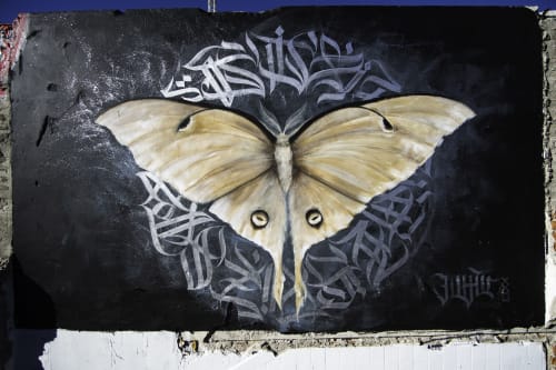 Mondmotte | Street Murals by Illunis