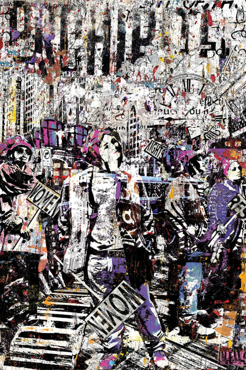 Protest | Mixed Media by Daryl Thetford