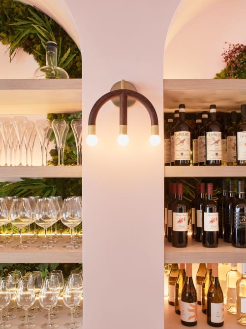 Wall Mount Light CROWN | Sconces by HACHI COLLECTIONS | Ginza Brasserie Grand Bleu in Chuo City