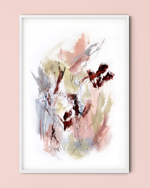 Somewhere in the sky /1 | Oil And Acrylic Painting in Paintings by Cristina Dalla Valentina