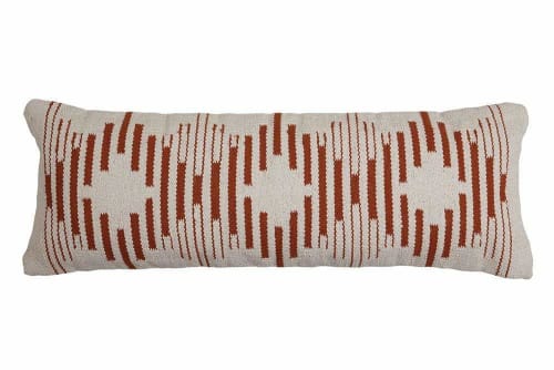 Terra Diamond Lumbar Pillow | Pillows by Casa Amarosa