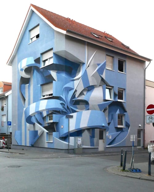 Stadt.Wand.Kunst Mural | Street Murals by Peeta | Urban Arts HQ | "Freiheitstänzerin" - Stadt. Wand. Kunst. in Mannheim