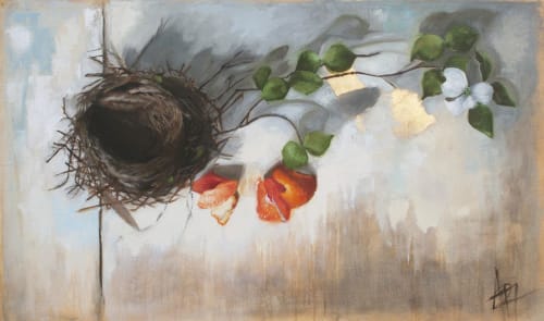 Southern Still Life | Oil And Acrylic Painting in Paintings by Andie Paradis Freeman | Hagood Homes at St. James Plantation in Southport