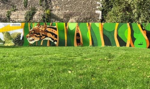 ACINONYX / NGO | Murals by NovaDead | Chateau d'Oupeye ASBL in Oupeye