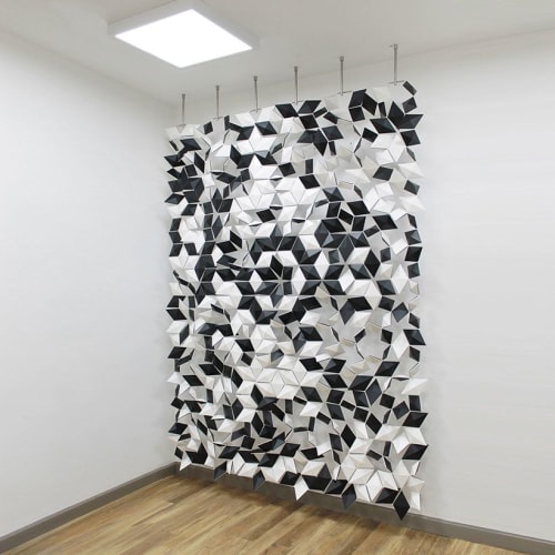 Facet hanging room divider 204 x 265cm | Decorative Objects by Bloomming, Bas van Leeuwen & Mireille Meijs | Standex International Ltd in Bredbury