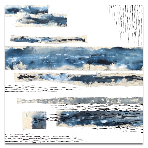 Horizons /2 | Oil And Acrylic Painting in Paintings by Cristina Dalla Valentina