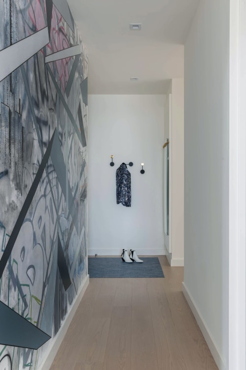 Mirror | Wall Hangings by Debra Folz | Private Residence, Lower East Side, Manhattan in New York