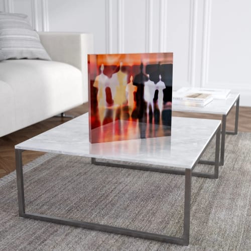 HUMAN FACTOR II Acrylic Prism Art Object | Wall Hangings by Sven Pfrommer