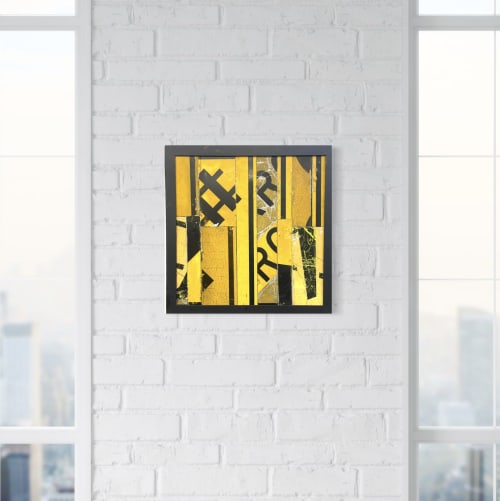 Transfigure #21 Yellow (wall hanging) | Wall Sculpture in Wall Hangings by GREG MUELLER
