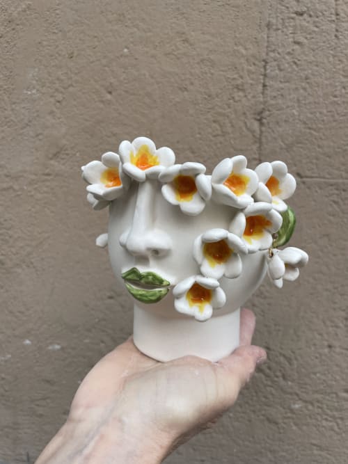 Frangipane Pomelia di Palermo , La Piccolina | Planter in Vases & Vessels by Patrizia Italiano