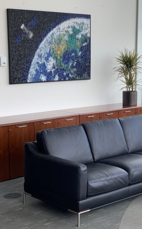 GPS Insight custom logo | Wall Hangings by Erik Jensen Art | GPS Insight in Scottsdale