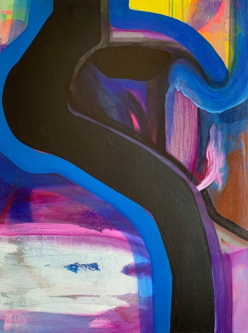 Flow | Oil And Acrylic Painting in Paintings by Kim Powell Art