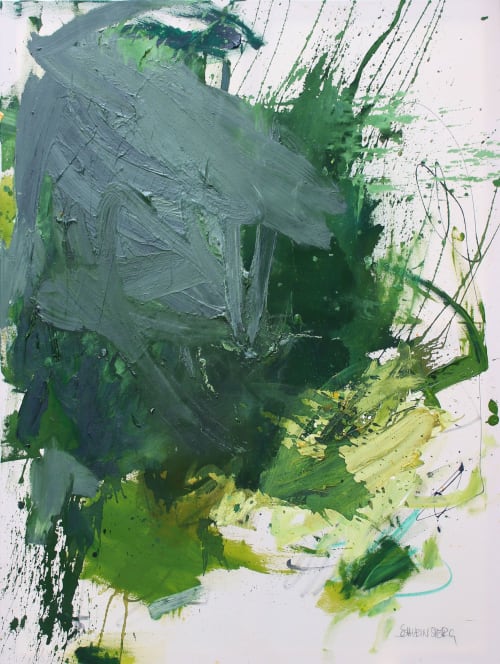 Rough Green | Paintings by Daniela Schweinsberg