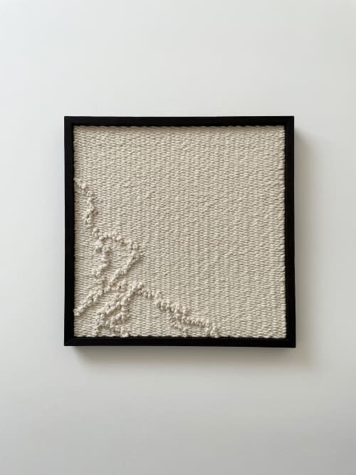 Woven wall art frame (Fracture 001) | Wall Hangings by Elle Collins