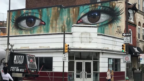 “Our vision holds no distance” | Murals by My Dog Sighs | Tattooed Mom in Philadelphia