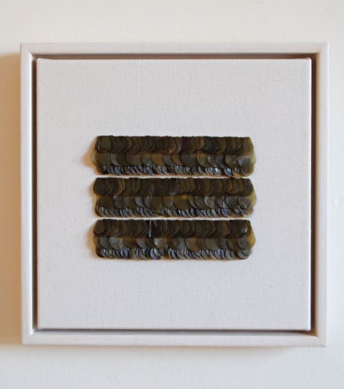 Kelp Sequins, No. 1 | Wall Sculpture in Wall Hangings by Jasmine Linington