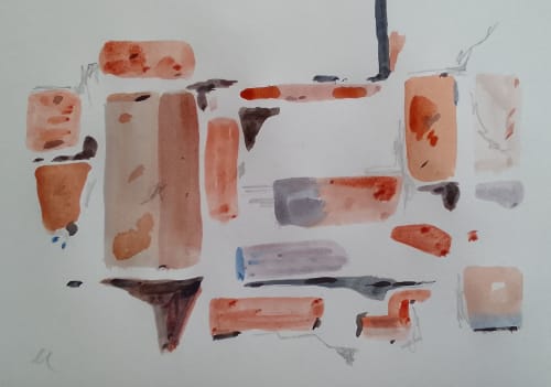 Abstract 14 | Oil And Acrylic Painting in Paintings by Cumin Studio