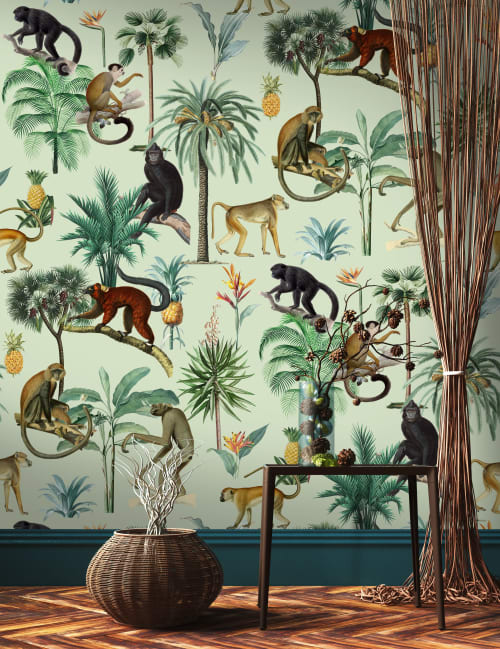 Primate Wallpaper | Wall Treatments by MM Digital Designs Ltd.