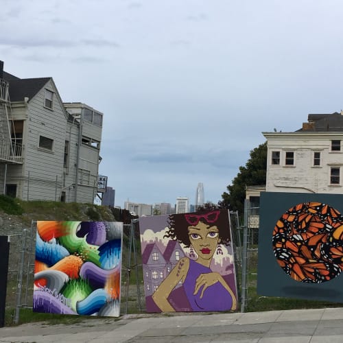 Alamo Square mural | Murals by Ursula Xanthe Young