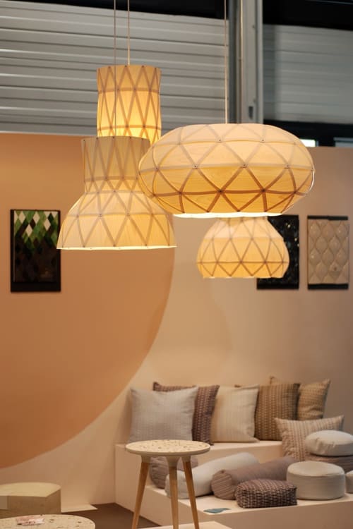 Wood Veneer Light Open 55 | Pendants by ADAMLAMP | Hungexpo B épület in Budapest