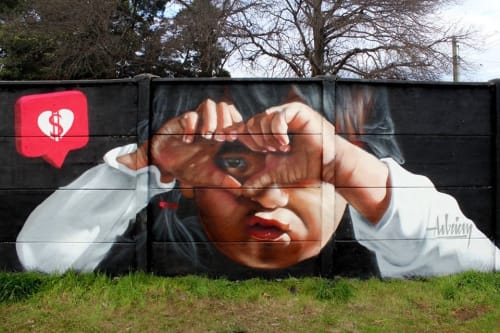 Likes | Street Murals by Adrian