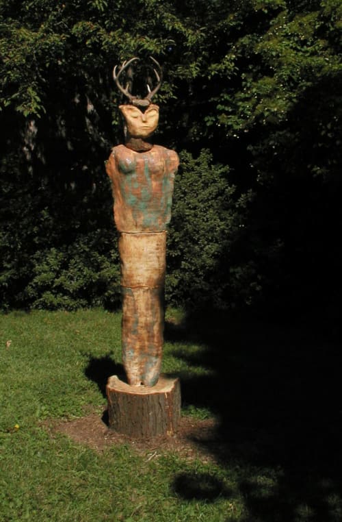 Lady Deer | Sculptures by Dina Bursztyn | Open Studio in Catskill
