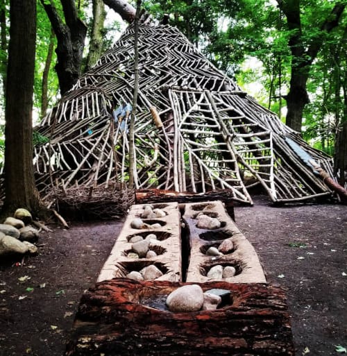 The Troll Habitat | Public Sculptures by Thomas Dambo | The Morton Arboretum in Lisle