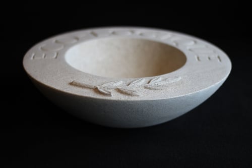 Custom Carved Bowl | Tableware by Barber - Carving & Sculpture Inc.