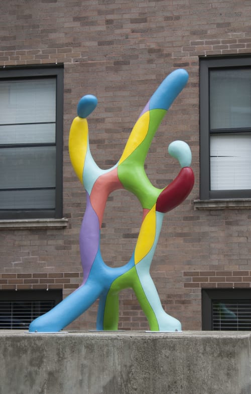 Silent Tactics | Public Sculptures by Micki LeMieux | Clark & Diversey in Chicago