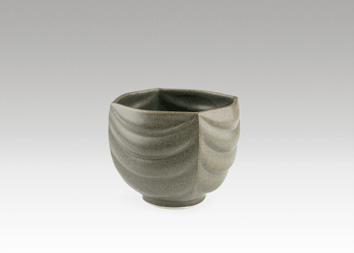 Deco Yunomi with Nightfall Gray Glaze | Cup in Drinkware by M.L. Pots