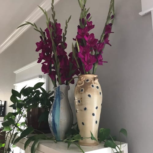 Ceramic Dotted Vase | Vases & Vessels by Dan Finnegan