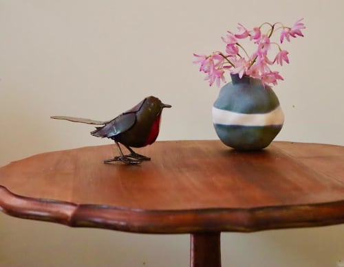Blue denim vase | Tableware by Joanne Linsdell | Melbourne in Melbourne