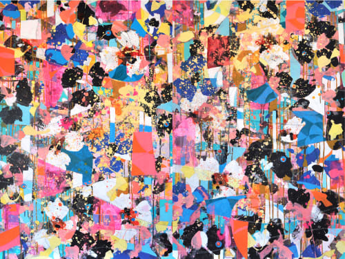 Leap 1 Painting | Paintings by Valerie Capewell