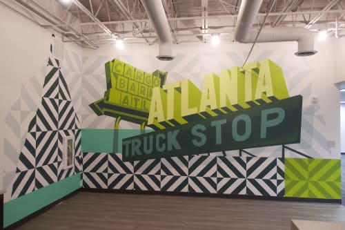 Truck Stop | Murals by TRAV