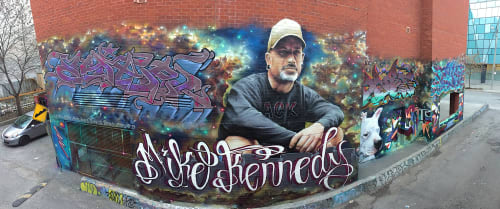 Mike Kennedy: Remembered in Paint | Street Murals by Nick Sweetman | Portland Place Non-Profit Housing in Toronto
