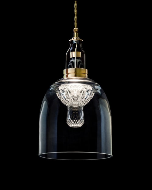 Blown glass/crystal inserts "Belgium Belle" | Pendants by Vitro Lighting Designs