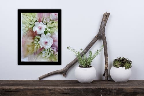 Rosy | Watercolor Painting in Paintings by Maurice Dionne FINEART