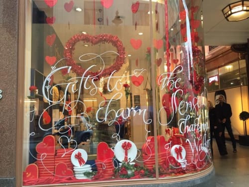 Glass Window Calligraphy | Art & Wall Decor by PAScribe | Charbonnel Et Walker in London