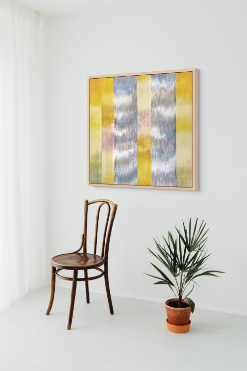 Solar Veil | Tapestry in Wall Hangings by Jessie Bloom Studio