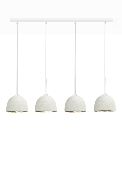 MushLume Linear Chandelier - 4 Shades | Chandeliers by MushLume Lighting