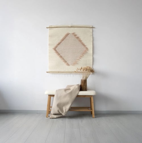 Rombo S - Laine Wool Knitting | Tapestry in Wall Hangings by Lale Studio & Shop