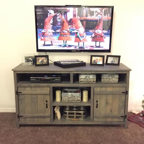 Custom Media Console | Furniture by Build Like A Chick