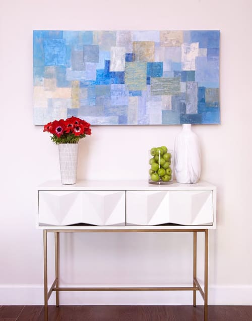 Beach Day II | Paintings by Jill Krutick | The Cambium in Larchmont