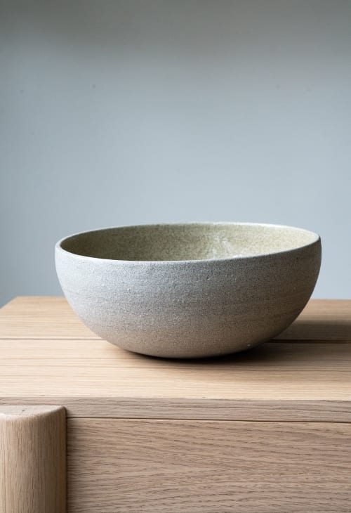 Handmade Stoneware Ramen Bowl "Concrete" | Tableware by Creating Comfort Lab