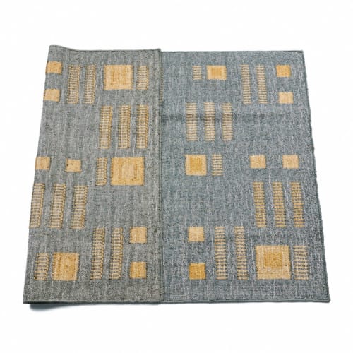 Ash Handwoven Cotton Jute Rug | Rugs by Studio Variously