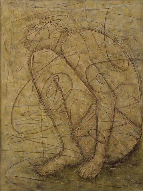 Erica Hopper "In Sync" | Oil And Acrylic Painting in Paintings by YJ Contemporary Fine Art | YJ Contemporary Fine Art in East Greenwich