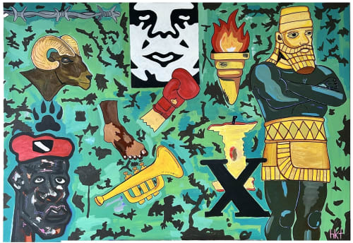 Destroy All Idols | Oil And Acrylic Painting in Paintings by Hokett