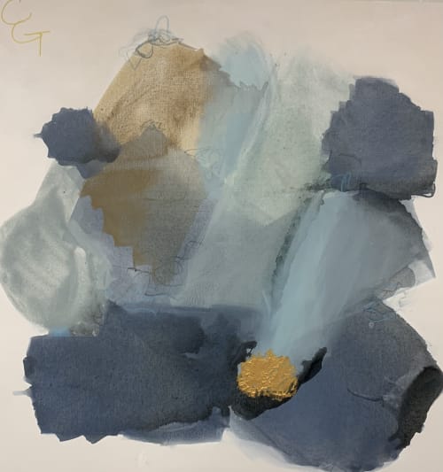 Aquatic Emotion 16 | Oil And Acrylic Painting in Paintings by Claire Gowdy