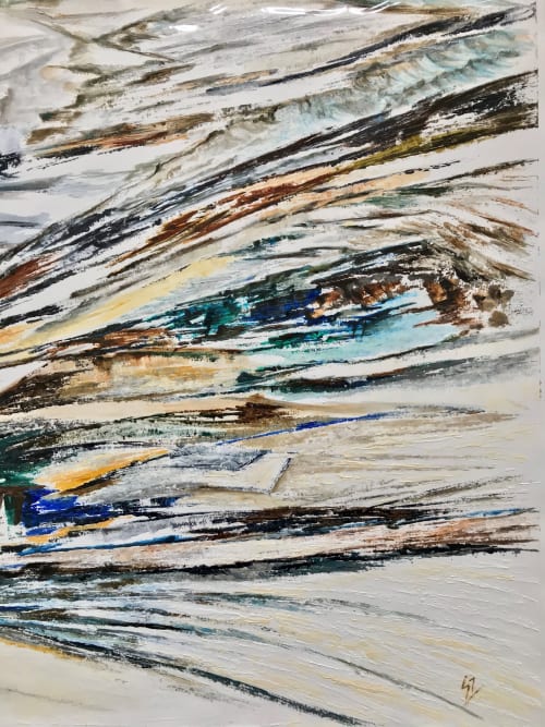Quartz 'Picture perfect', Acrylic on paper | Paintings by Sangeeta Sagar